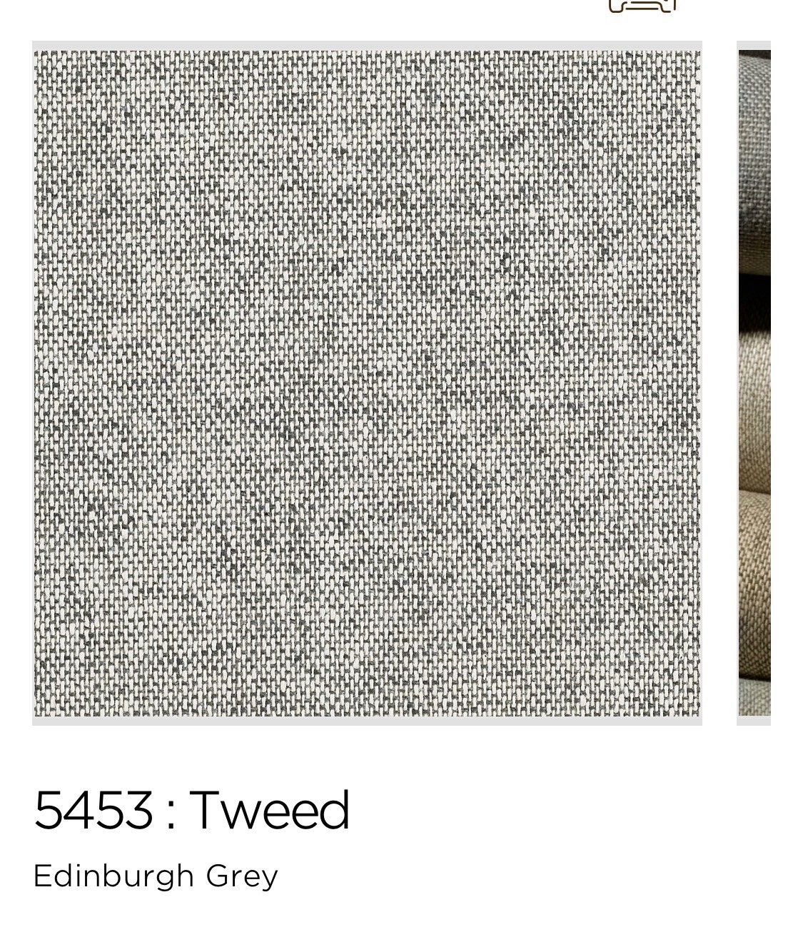 Phillip Jeffries 5453  Tweed Edinburgh Grey Wallpaper - 2 Rolls (24 Yards)