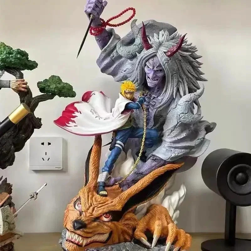 Naruto Namikaze Minato Yellow Flash PVC GK Figure Desktop Statue Naruto Namikaze Minato Yellow Flash PVC GK Figure Desktop Statue
