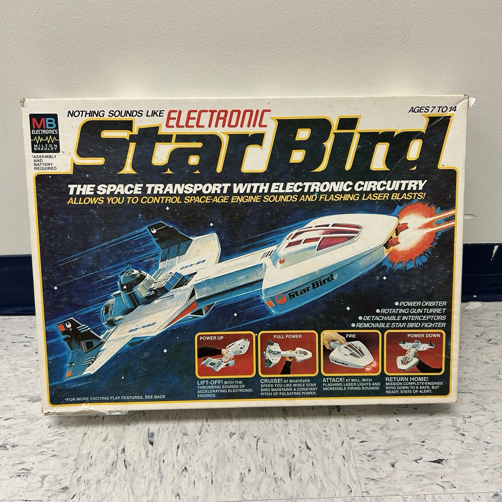 1978 Milton Bradley Electronic Star Bird Ship In original Box - Tested Works 1978 Milton Bradley Electronic Star Bird Ship In original Box - Tested Works