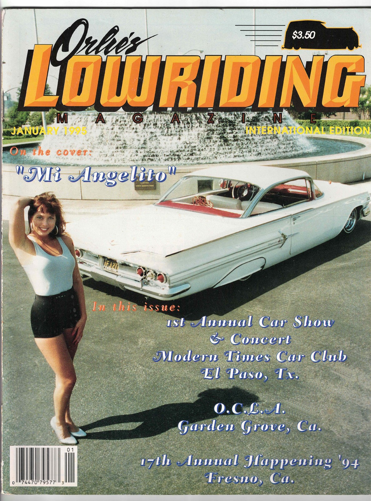 ORLIE\'S LOWRIDING MAGAZINE JANUARY 1995 VINTAGE LOWRIDER HOT ROD CAR CULTURE ORLIE\'S LOWRIDING MAGAZINE JANUARY 1995 VINTAGE LOWRIDER HOT ROD CAR CULTURE