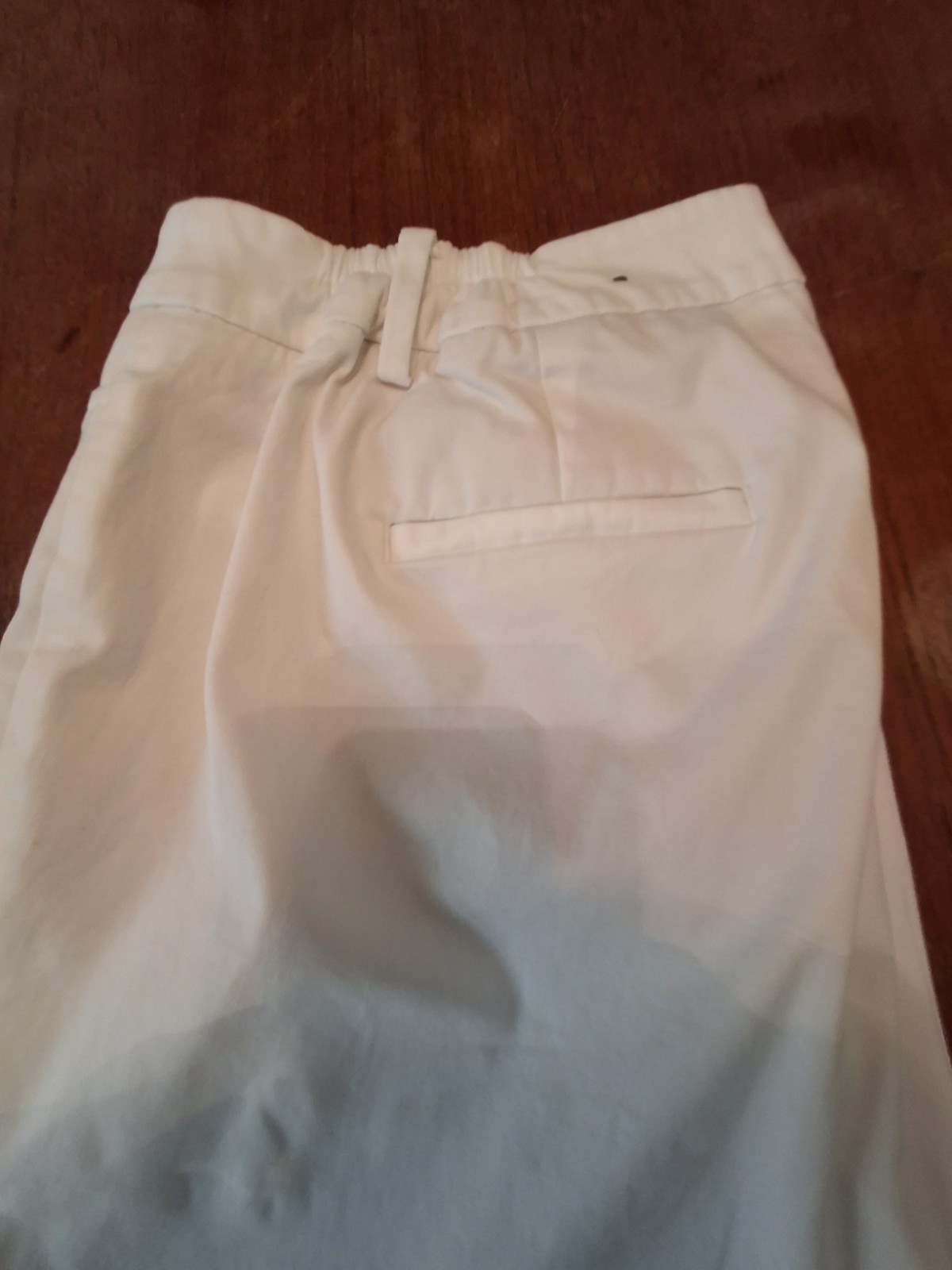 Talbots NWT Women\'s White Perfect Skimmer Pedal Pusher-Length Pants Size 14WP