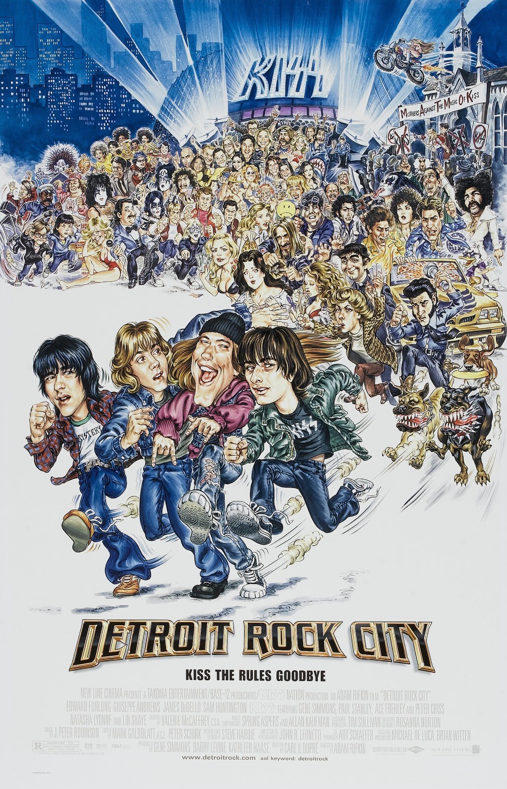 1999 Detroit Rock City Movie Poster 11X17 Giuseppe Andrews James Debello 🤘🏻🍿