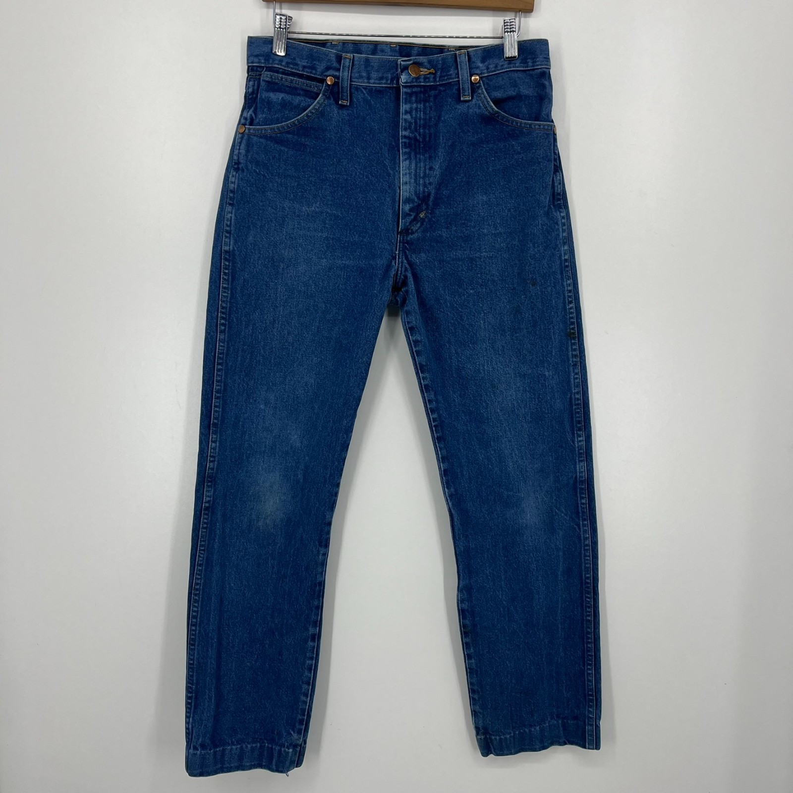 Wrangler Jeans Men\'s Size 32x38 Blue 13MWZ Cotton Vintage Western USA Wrangler Jeans Men\'s Size 32x38 Blue 13MWZ Cotton Vintage Western USA
