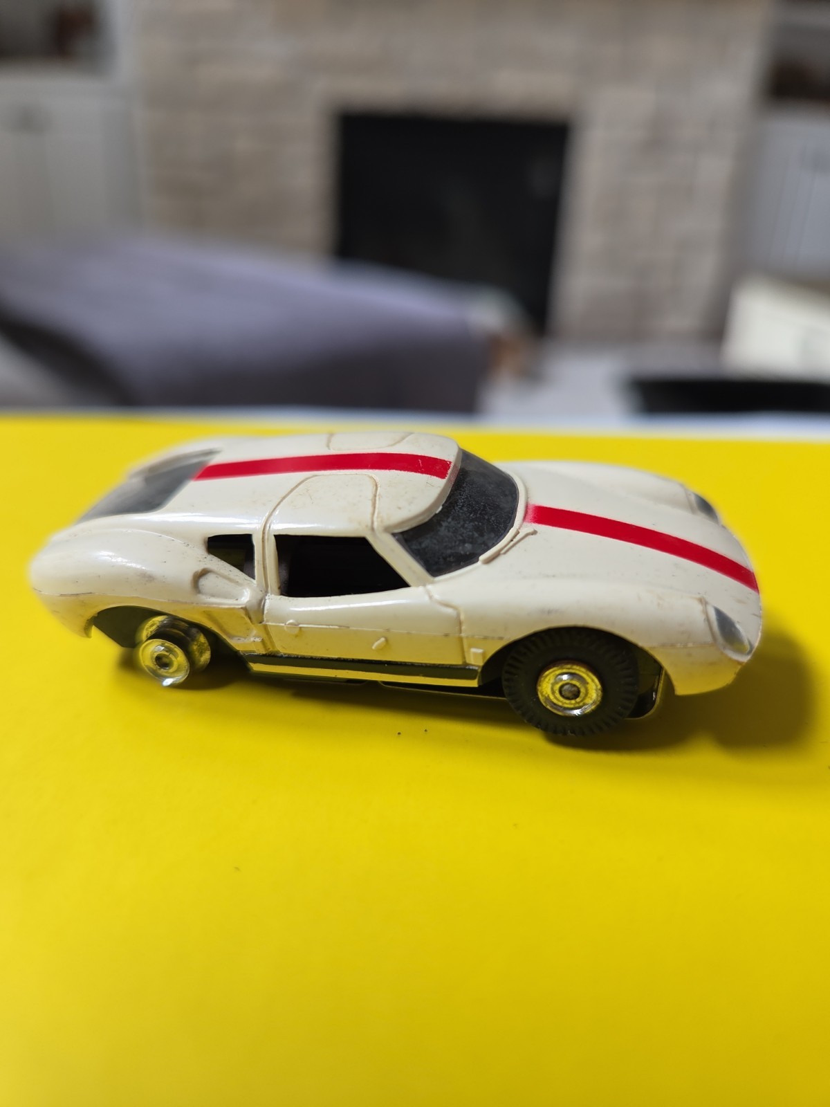 Aurora T-Jet White LOLA GT Slot Car HO scale