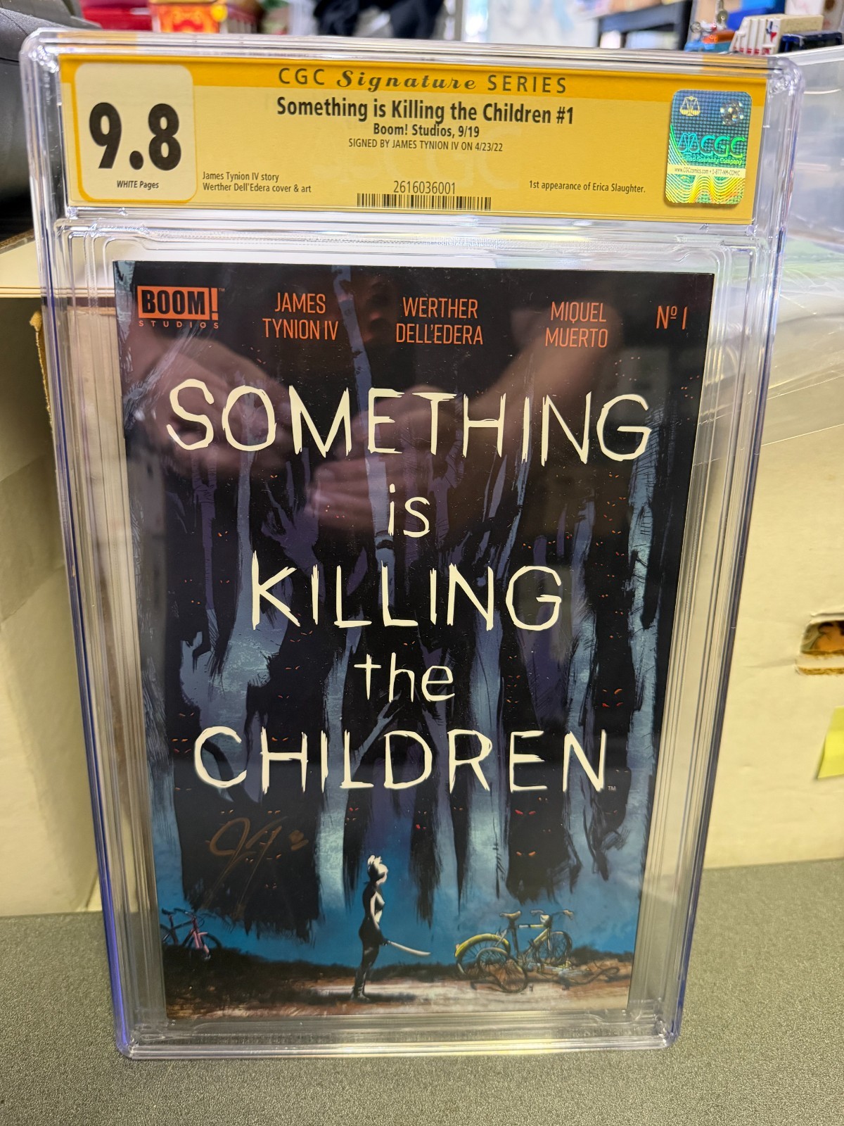 Something is Killing the Children #1 signed James Tynion 2019 CGC 9.8