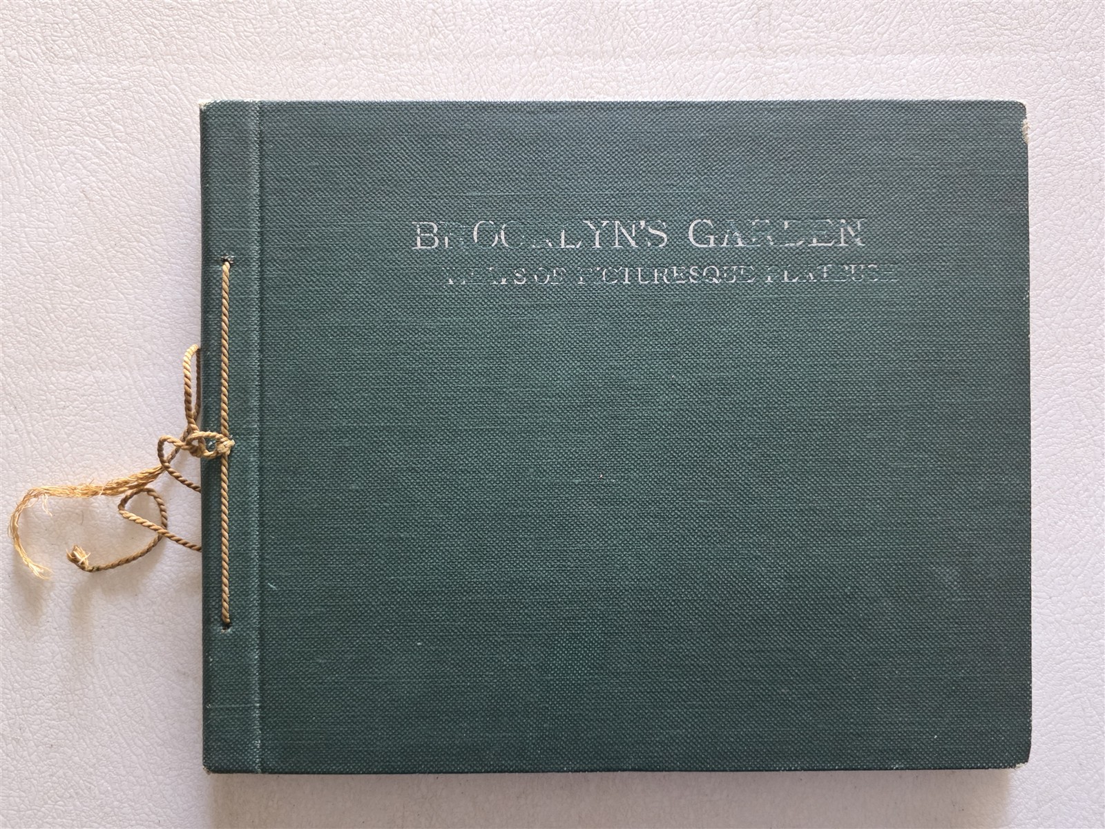 Brooklyn\'s Garden Flatbush, Antique 1908 Portfolio 24 Tipped In Colored Photos