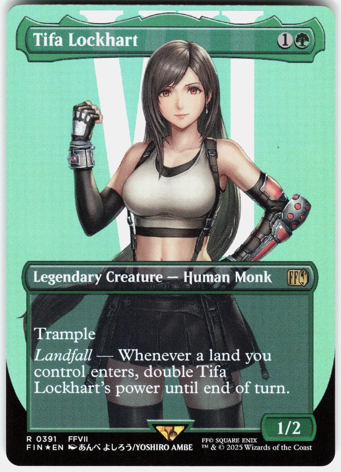 Tifa Lockhart (Borderless) Foil R FINAL FANTASY 391 NM