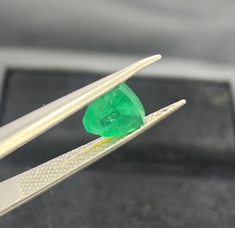 0.90Ct Emerald Preform Cut From Pakistan Swat