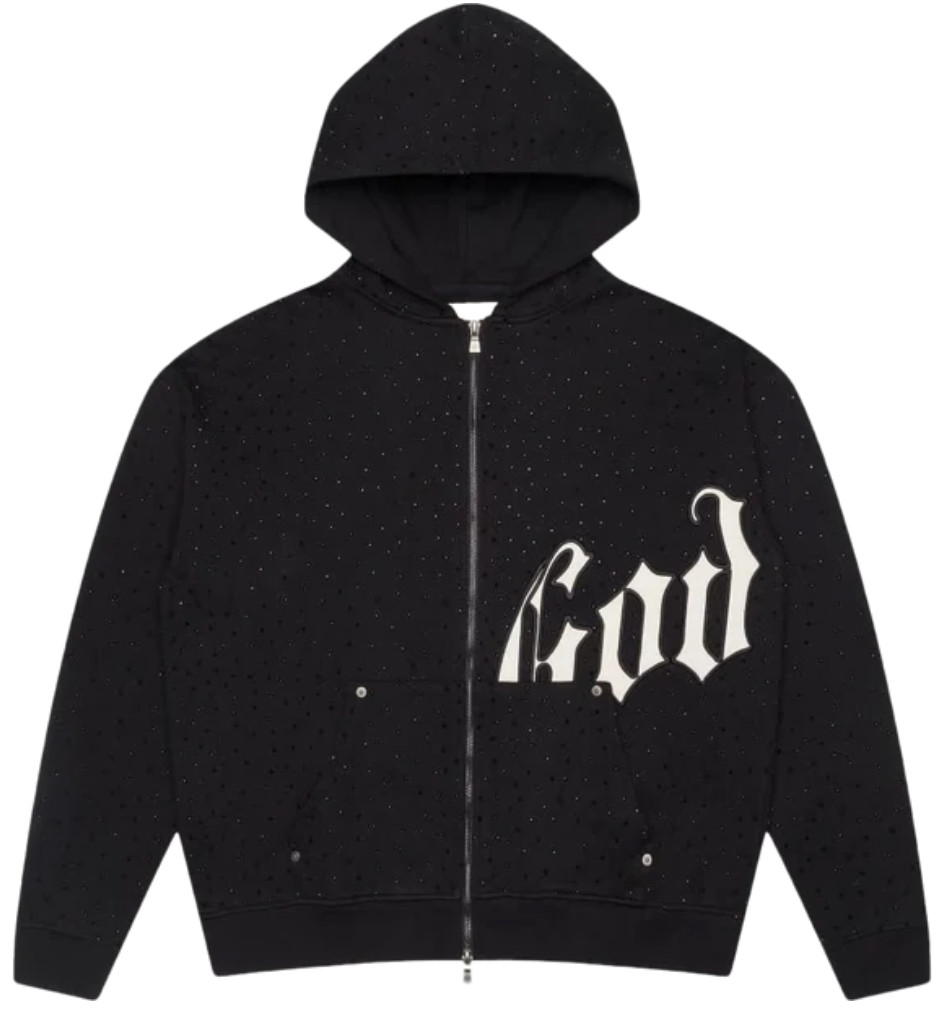 Godspeed OG Logo V2 VVS Hoodie Black White Zip Up Brand New Authentic XS-XXL