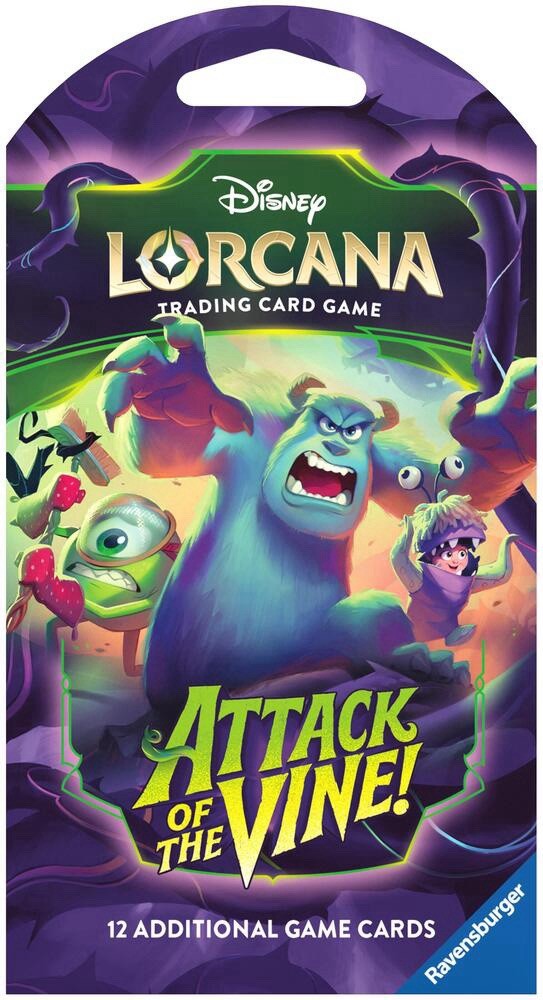 Disney Lorcana Attack of The Vine Sleeved Booster Pack-lot of 45 New Sealed Disney Lorcana Attack of The Vine Sleeved Booster Pack-lot of 45 New Sealed