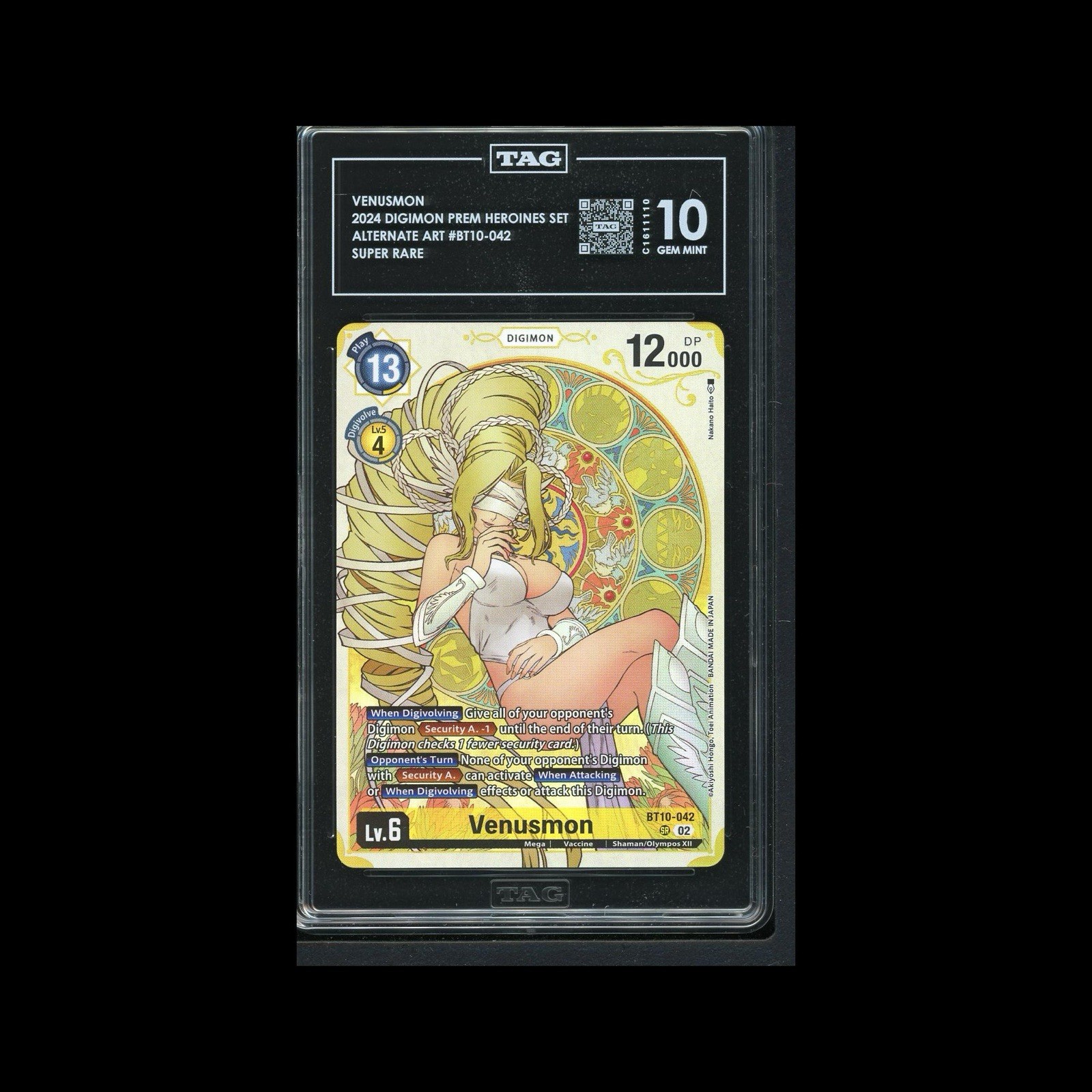 Venusmon (Premium Heroines Set) BT10-042 Digimon TAG 10 Venusmon (Premium Heroines Set) BT10-042 Digimon TAG 10