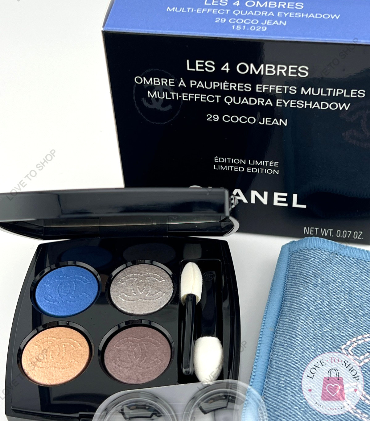 CHANEL Les 4 Ombres Eyeshadow Quad Palette 29 COCO JEAN - 2026 Denim Collection