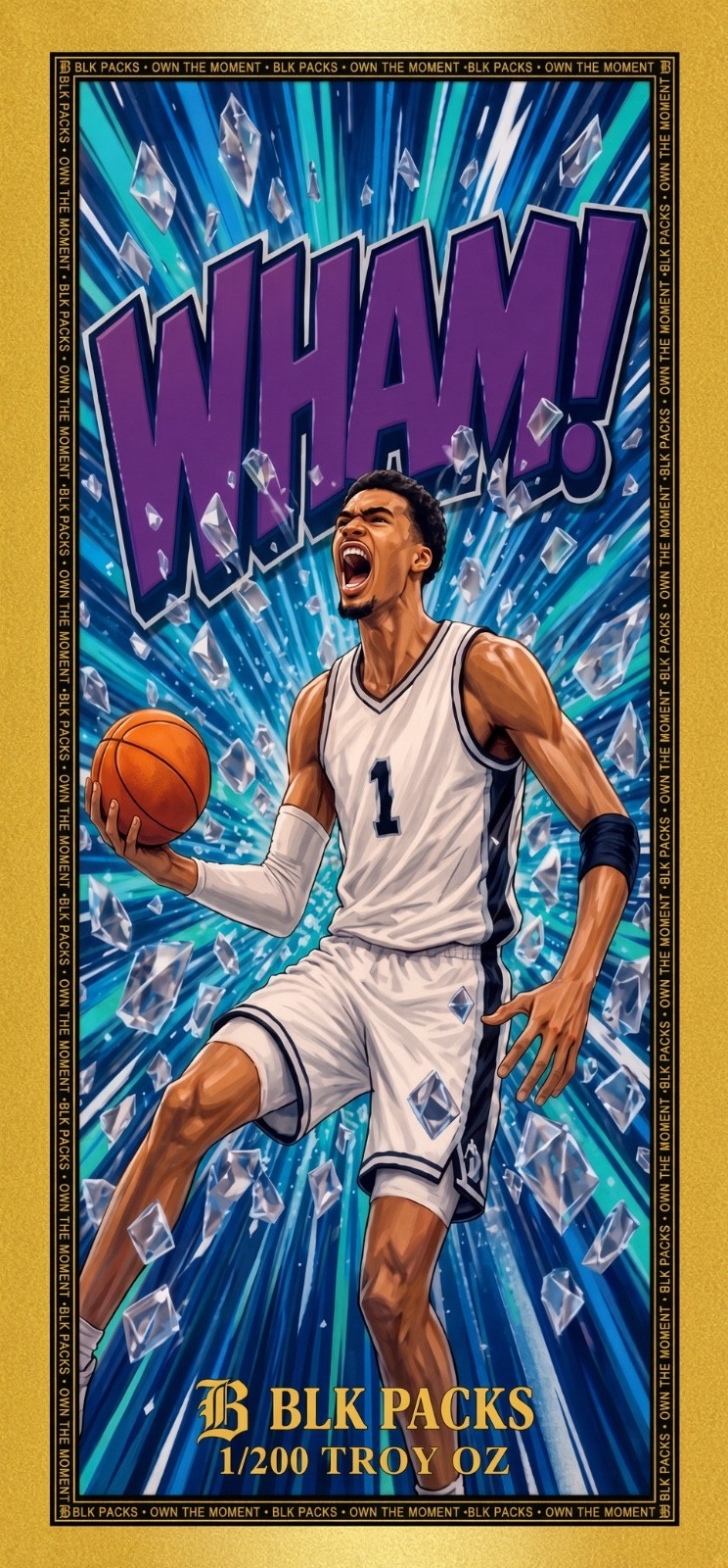 GoldBack Leaf 1/200 Troy Oz. WEMBY WHAM Crunch Time Basketball PRE ORDER 10/8/26 GoldBack Leaf 1/200 Troy Oz. WEMBY WHAM Crunch Time Basketball PRE ORDER 10/8/26