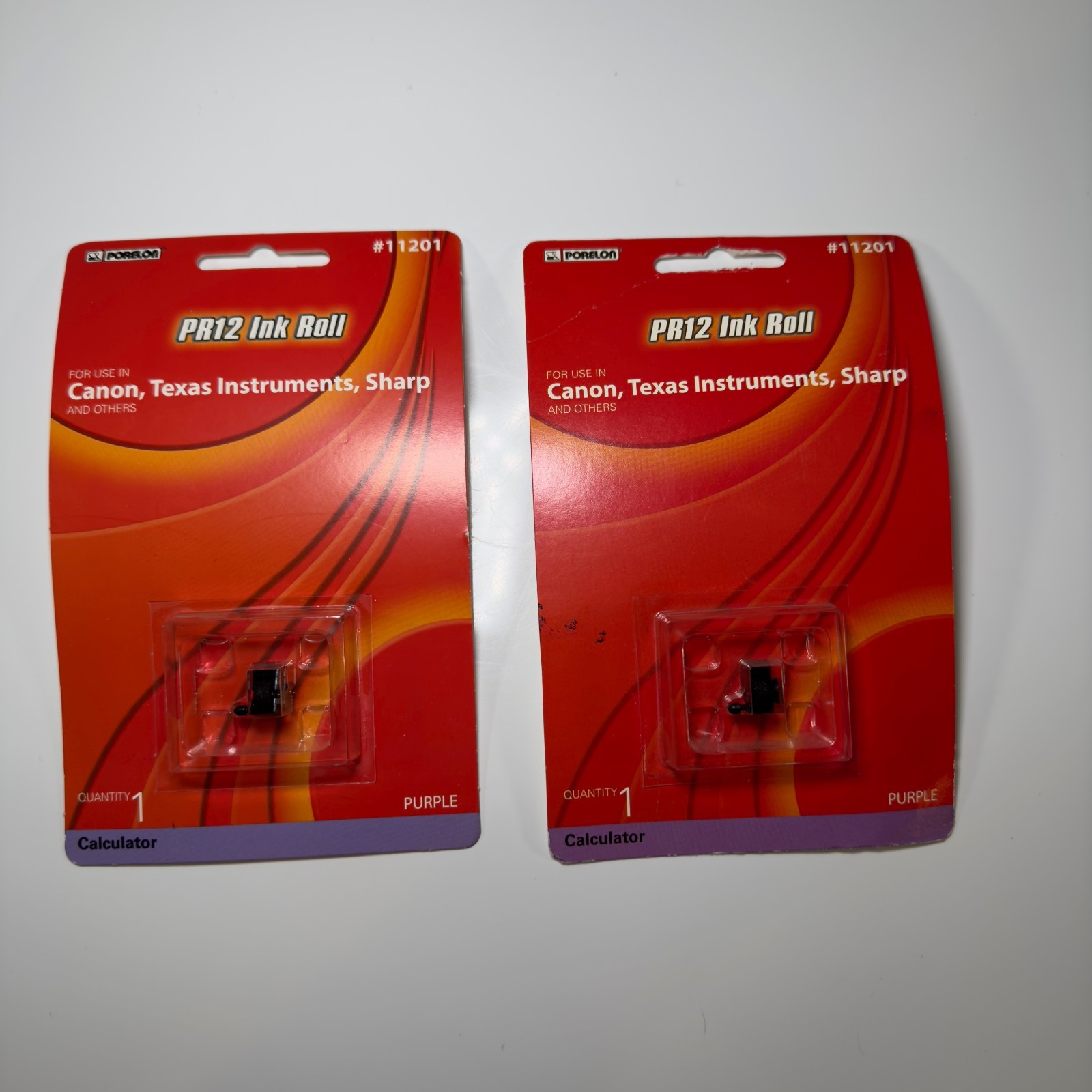 Porelon PR12 Calculator Ink Roll 2 Boxes #11201 - Texas Instruments Canon Sharp Porelon PR12 Calculator Ink Roll 2 Boxes #11201 - Texas Instruments Canon Sharp