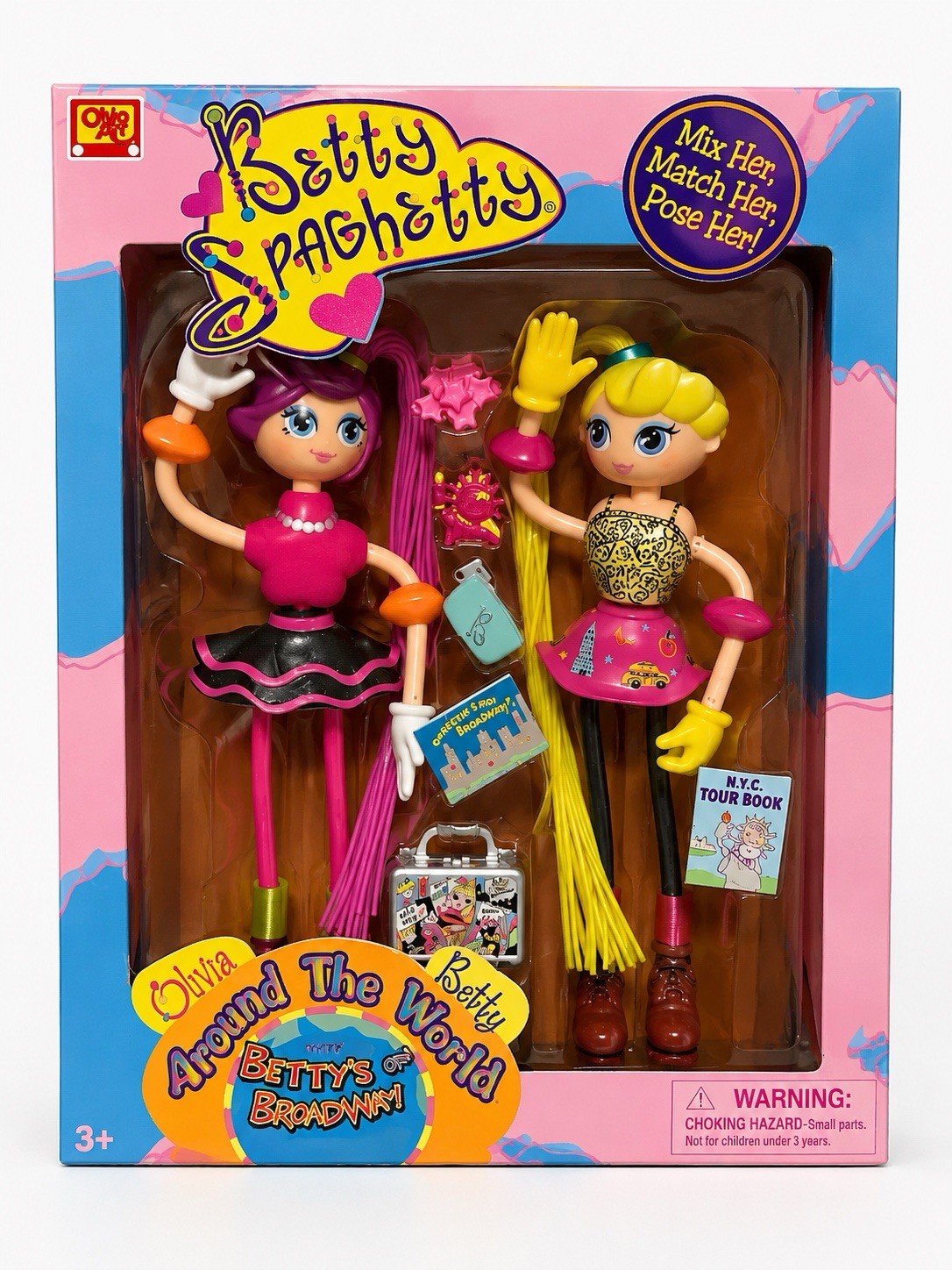 Betty Spaghetti Dolls Betty And Olivia New In Box- DAMAGED BOX Betty Spaghetti Dolls Betty And Olivia New In Box- DAMAGED BOX