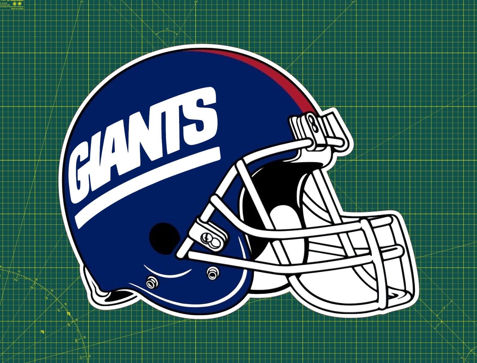 New York Giants Water Proof UV Safe Glossy Vinyl Decal / Sticker Multiple Sizes