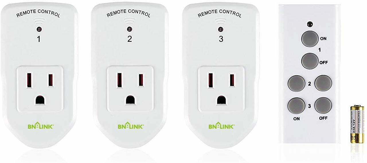 BN-LINK Wireless Remote Control Socket Electrical Outlet Switch Automation White BN-LINK Wireless Remote Control Socket Electrical Outlet Switch Automation White