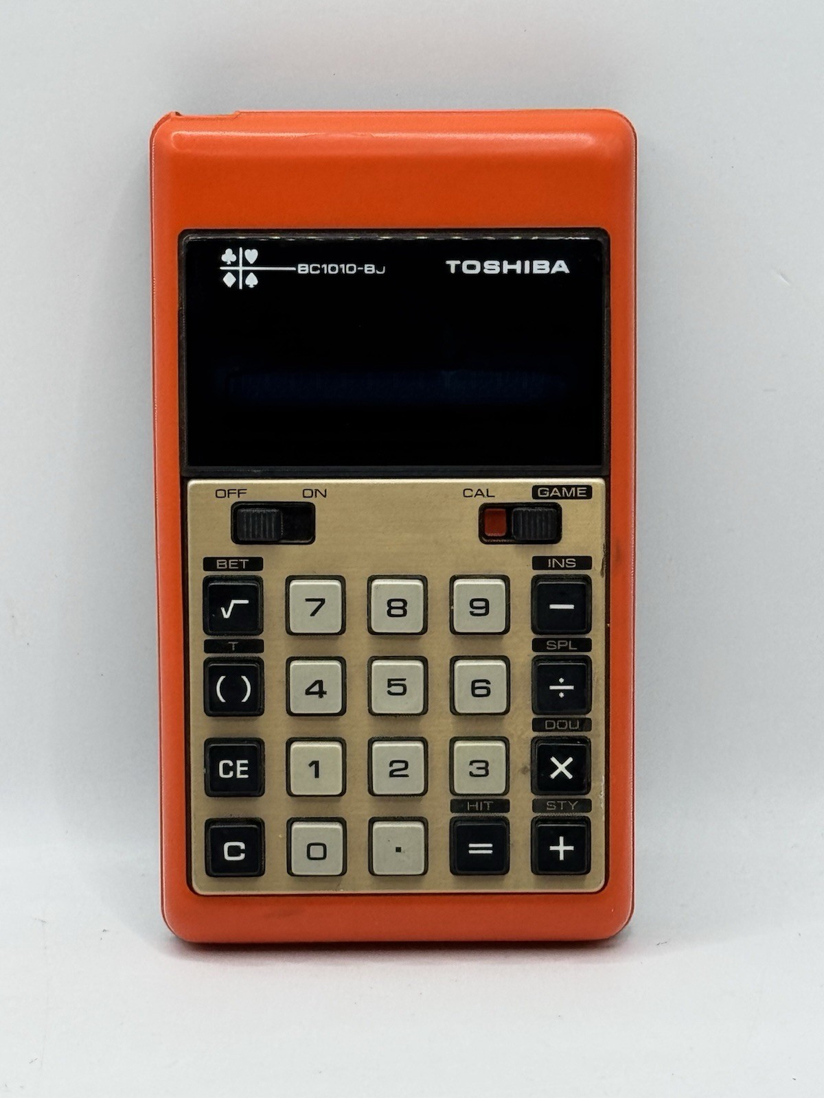 VINTAGE — Toshiba BC-1010BJ Working Blackjack Calculator — TESTED WORKING