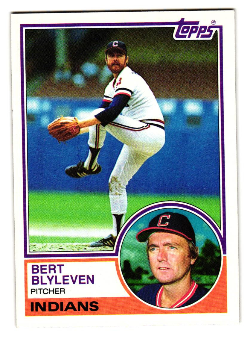1983 Topps - Bert Blyleven #280 Cleveland Indians HOF