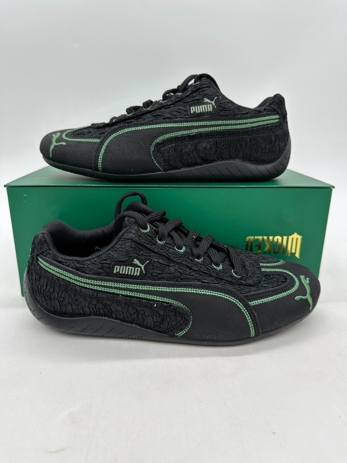 Puma Speedcat Wicked Women\'s Size 7.5 Black Athletic Shoes 407137 01