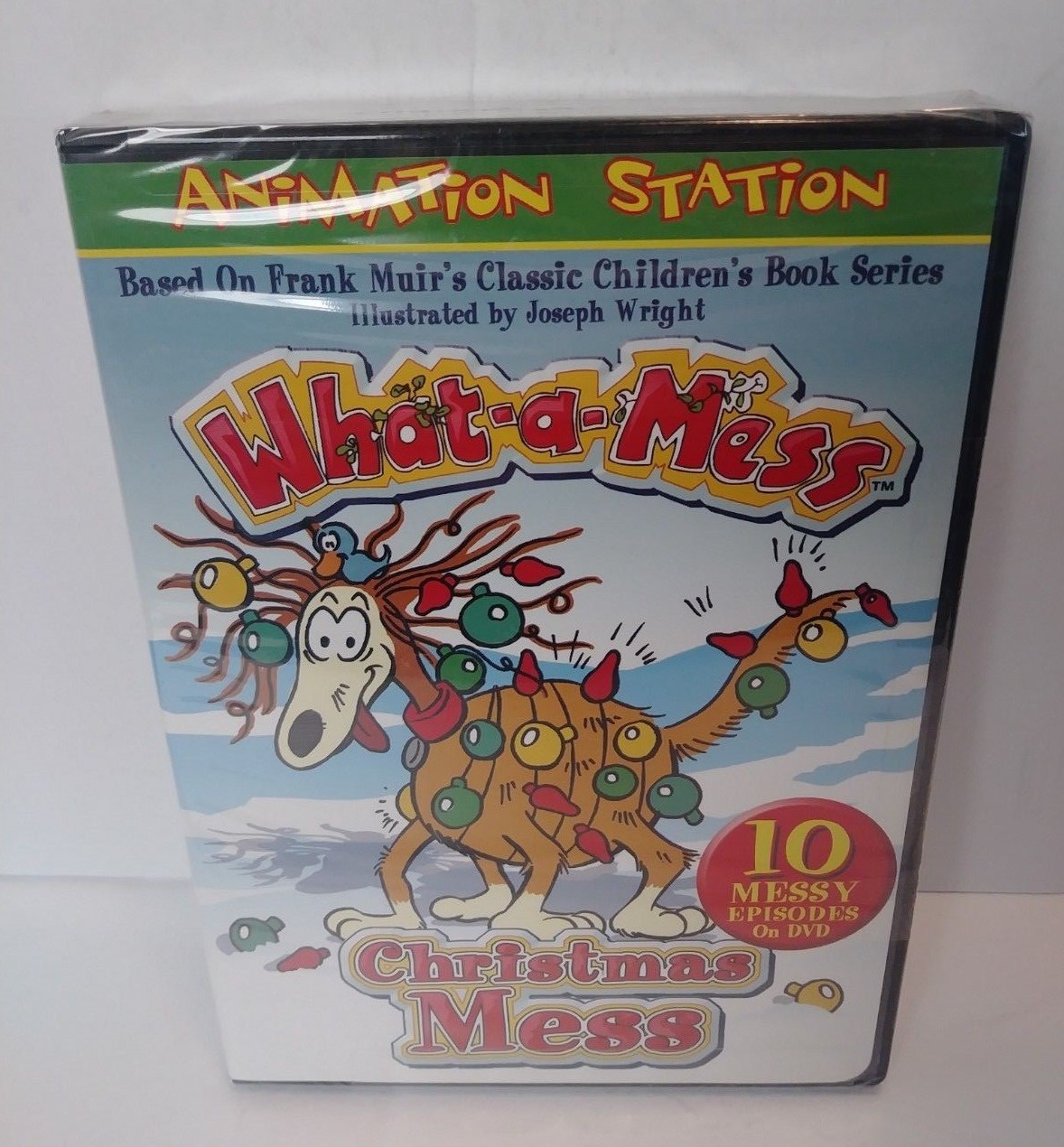 What-a-Mess Christmas Mess DVD 10 Messy Episodes Frank Muir Animated NEW SEALED