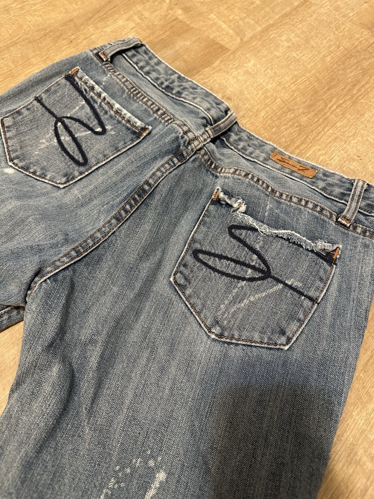 Vintage Seven7 “Sevens” Blue Medium Wash Bootcut Denim Jeans sz 32 Vintage Seven7 “Sevens” Blue Medium Wash Bootcut Denim Jeans sz 32