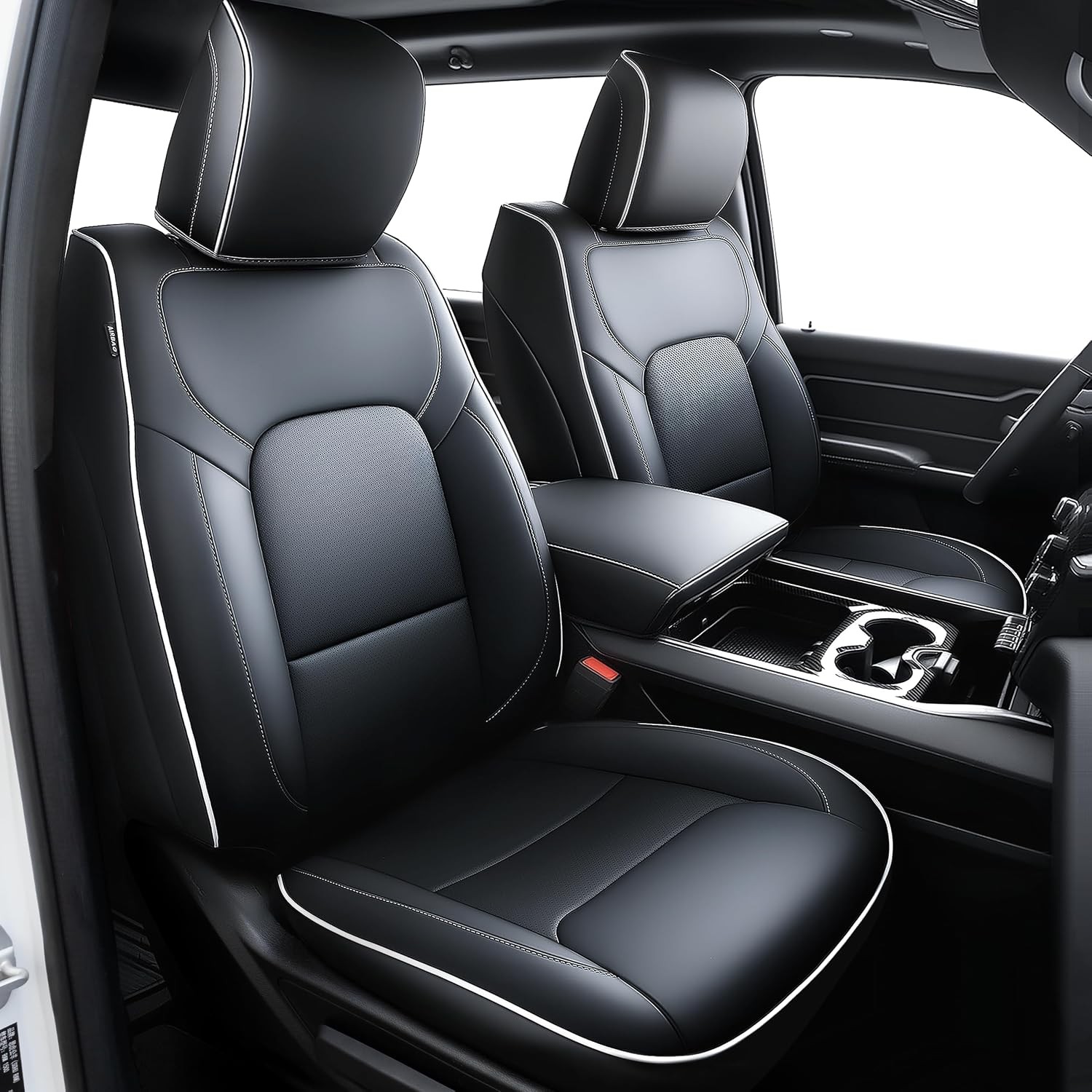 Premium Faux Leather Seat Covers, Fully Covered, Fit Like a Glove