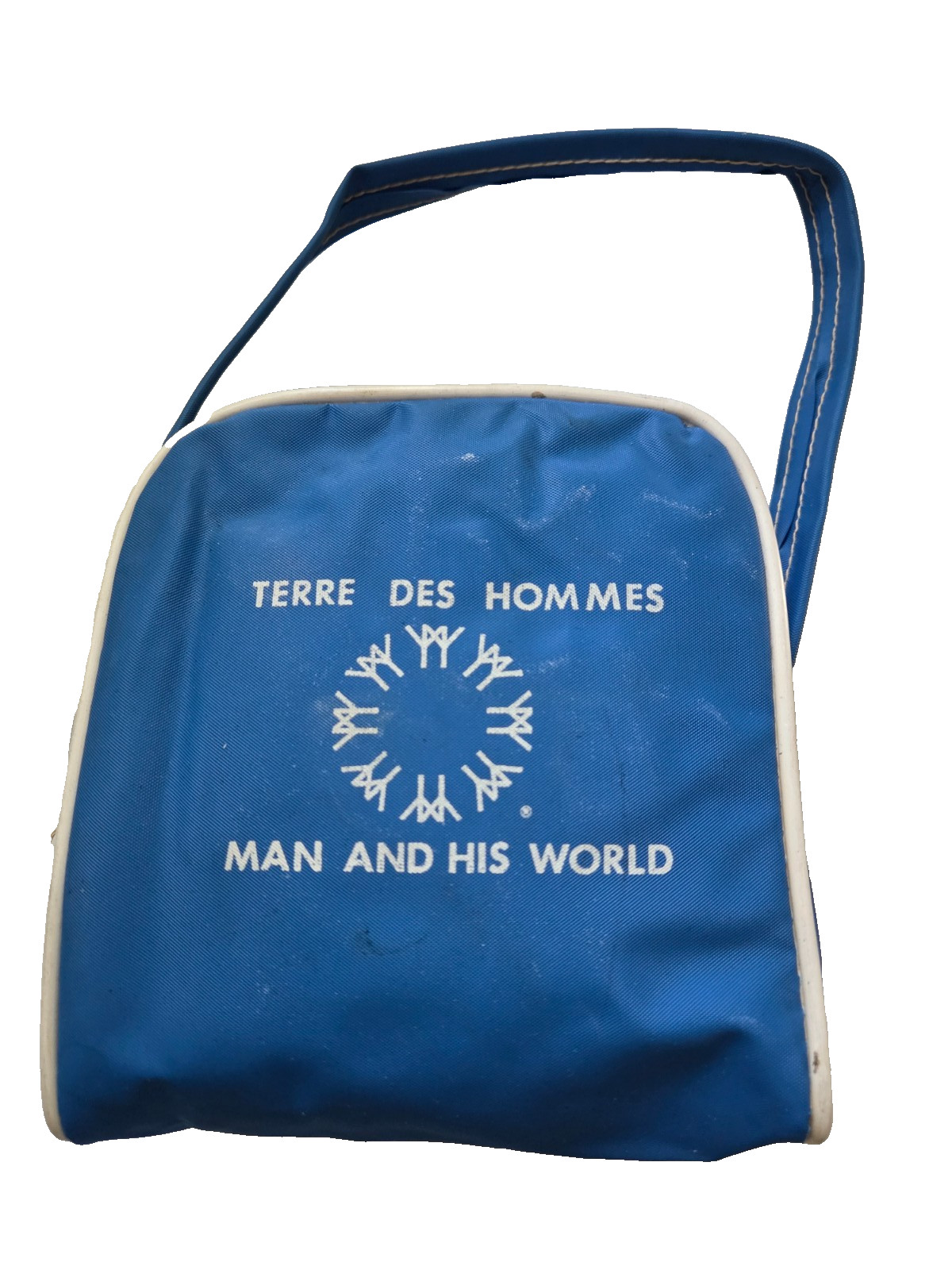 Rare Vintage 1967 Worlds Fair Bag- MAN AND HIS WORLD/TERRE DES HOMMES