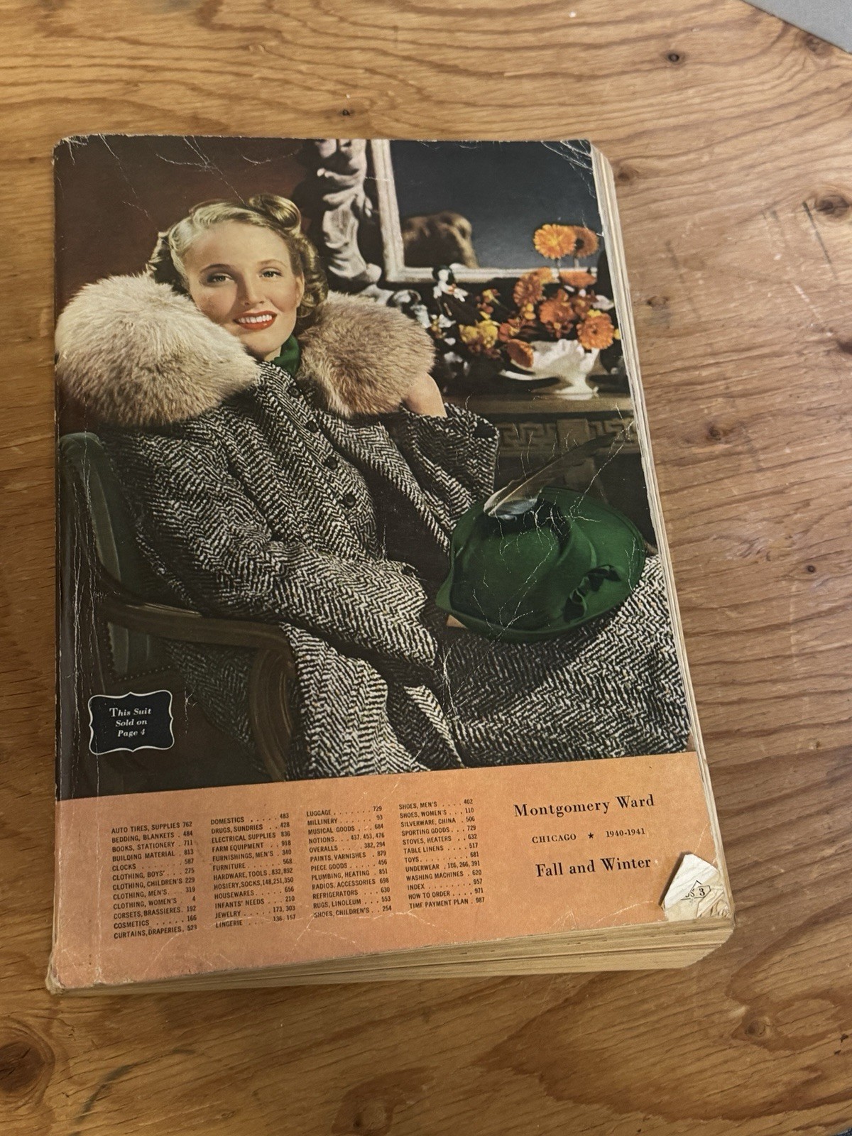 VTG 1940-41 Montgomery Ward Fall Winter Catalog 984 Page Fashion Home & More VTG 1940-41 Montgomery Ward Fall Winter Catalog 984 Page Fashion Home & More