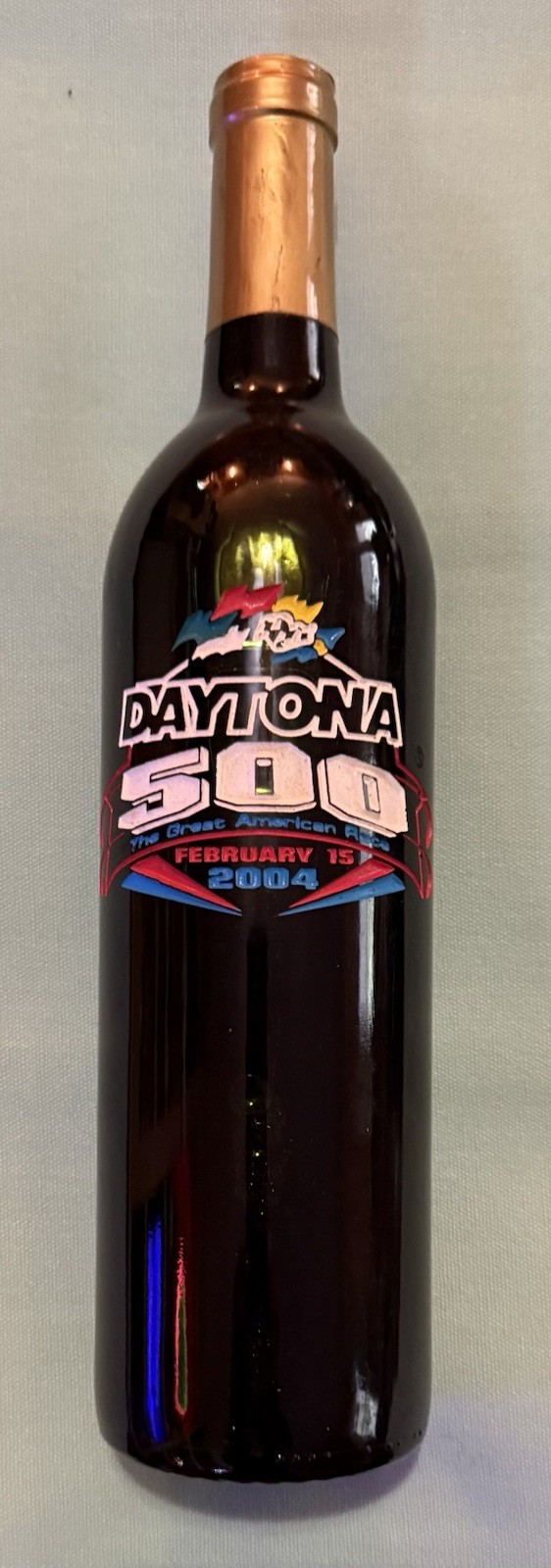 NASCAR Daytona 500 Vintage Wine bottle Cabernet Sauvignon #0161 of 3,300 NASCAR Daytona 500 Vintage Wine bottle Cabernet Sauvignon #0161 of 3,300