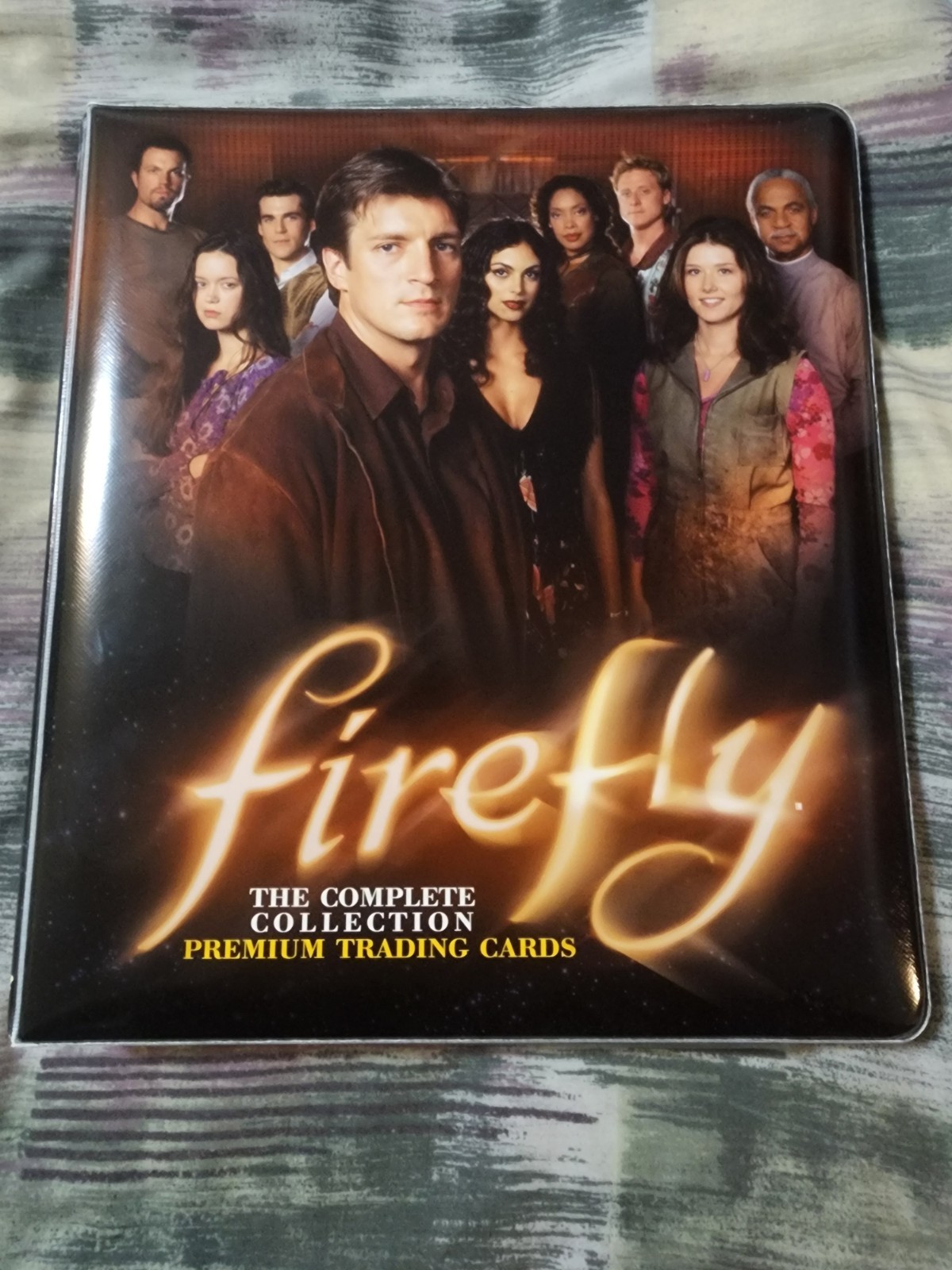 RARE VHTF Firefly Official Padded Binder 72 Card Base Set, Ad & Dealer Sheets +