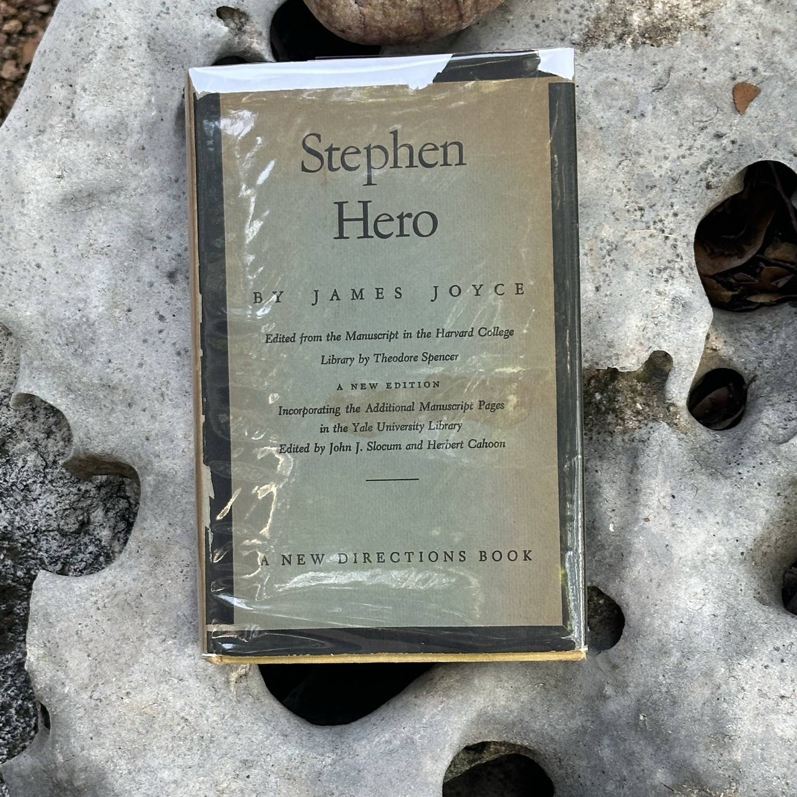Stephen Hero by James Joyce -New Directions - A New Edition 1955 - First, Jacket Stephen Hero by James Joyce -New Directions - A New Edition 1955 - First, Jacket
