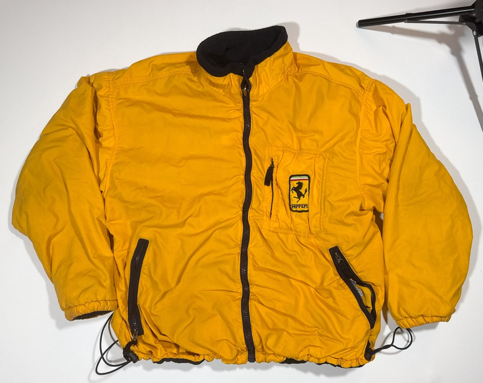 True Vintage Ferrari 80s 90s Harrington Jacket Size L Formula 1 Racing Distress True Vintage Ferrari 80s 90s Harrington Jacket Size L Formula 1 Racing Distress