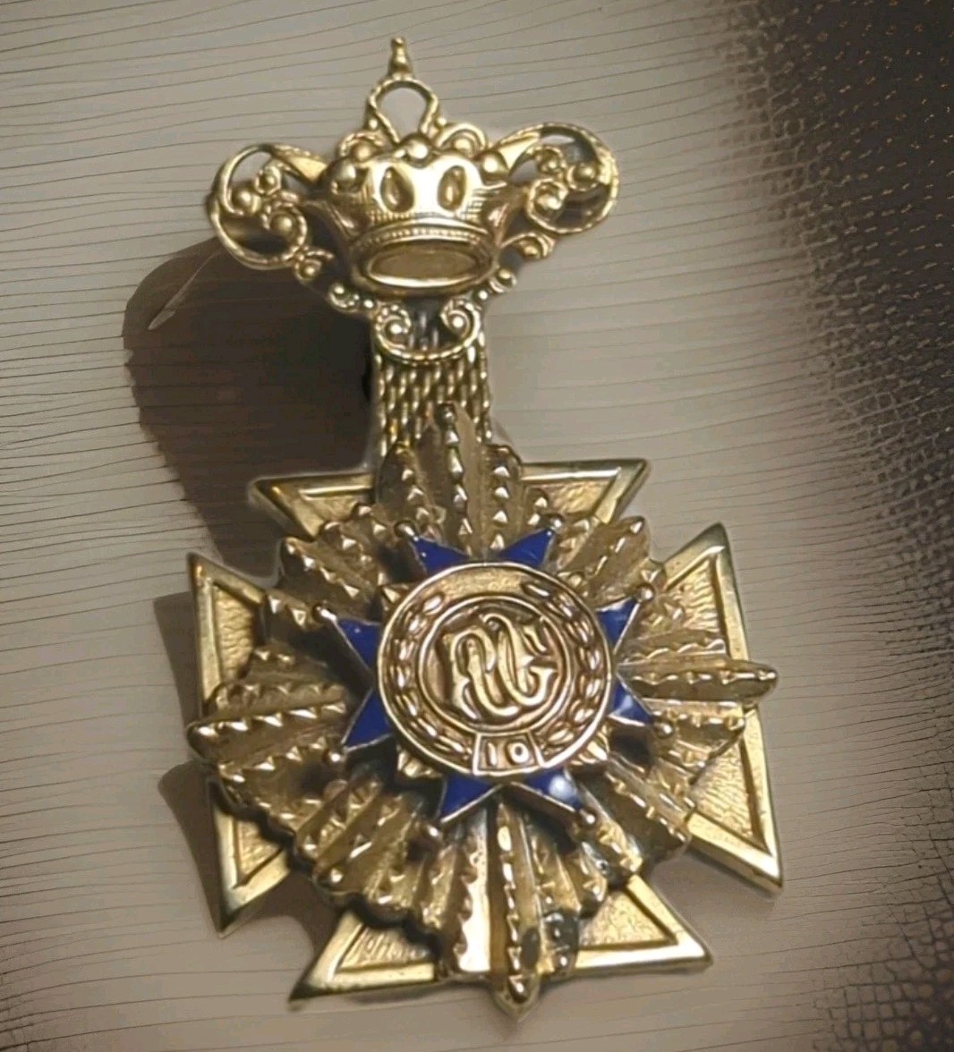 Vtg Knight\'s Templar Order Provincial Old Guard POG Masonic 12kt GOLD FILLED Pin