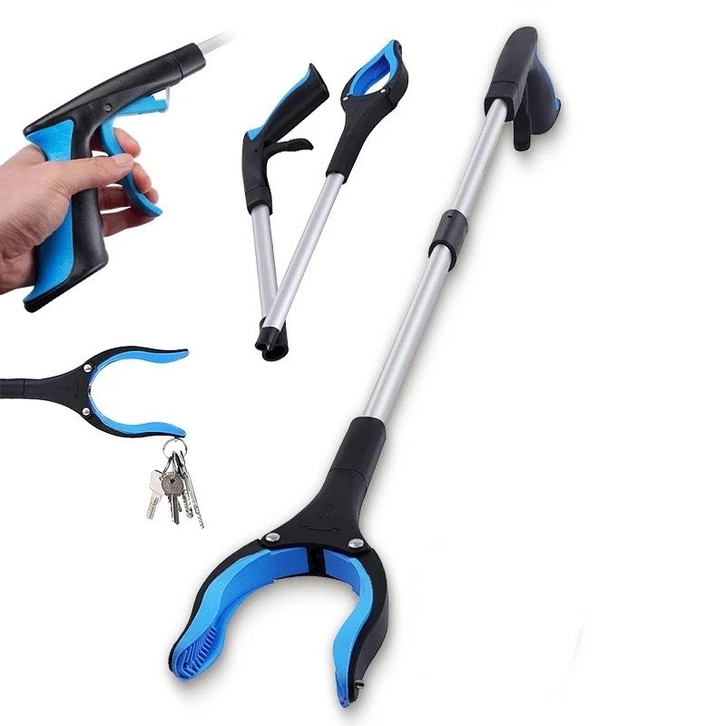 Heavy Duty Grabber Industrial Pick Up Stick Hand Grip Trash Reacher 32inch