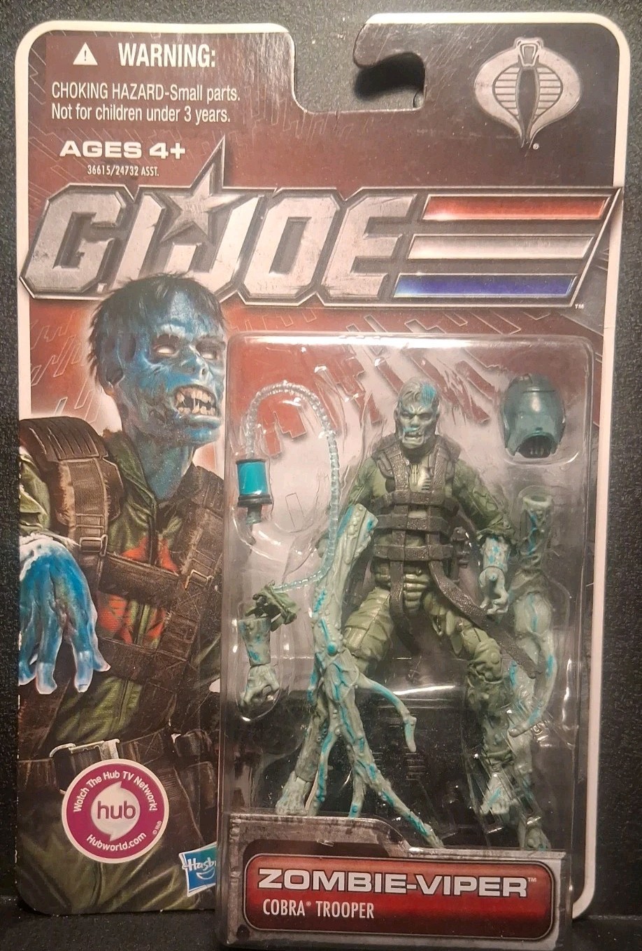 2011 Hasbro G.I. Joe Zombie-Viper Cobra Trooper Action Figure New In Package 