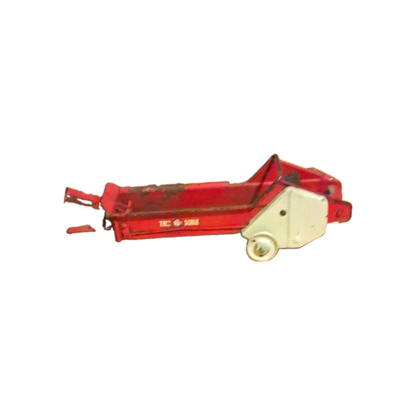 Tru-Scale Vintage Pressed Steel Farm Manure Spreader Trailer Red/White
