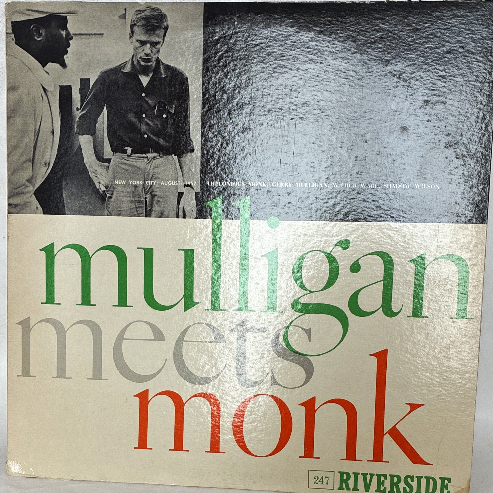 Thelonious Monk & Gerry Mulligan - Mulligan Meets Monk LP (Riverside RLP 12-247)