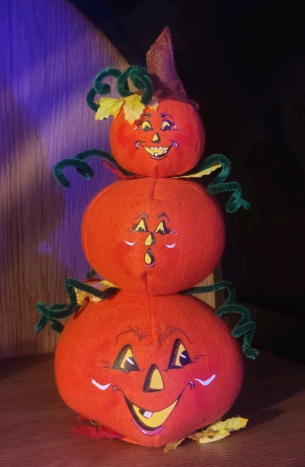 Annalee Halloween Pumpkin Tower Decoration 10\
