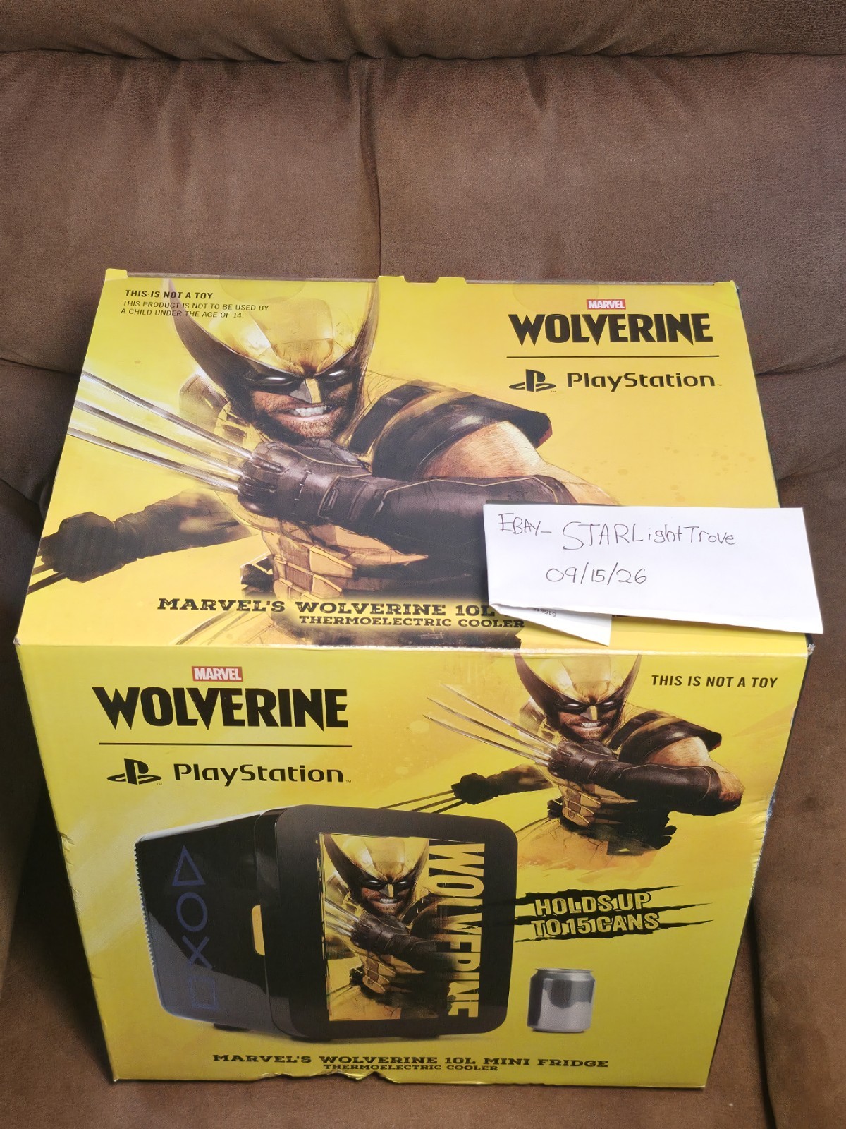 PlayStation Marvels Wolverine 10L Mini Fridge SDCC 2026 Brand NEW Unopened ✅