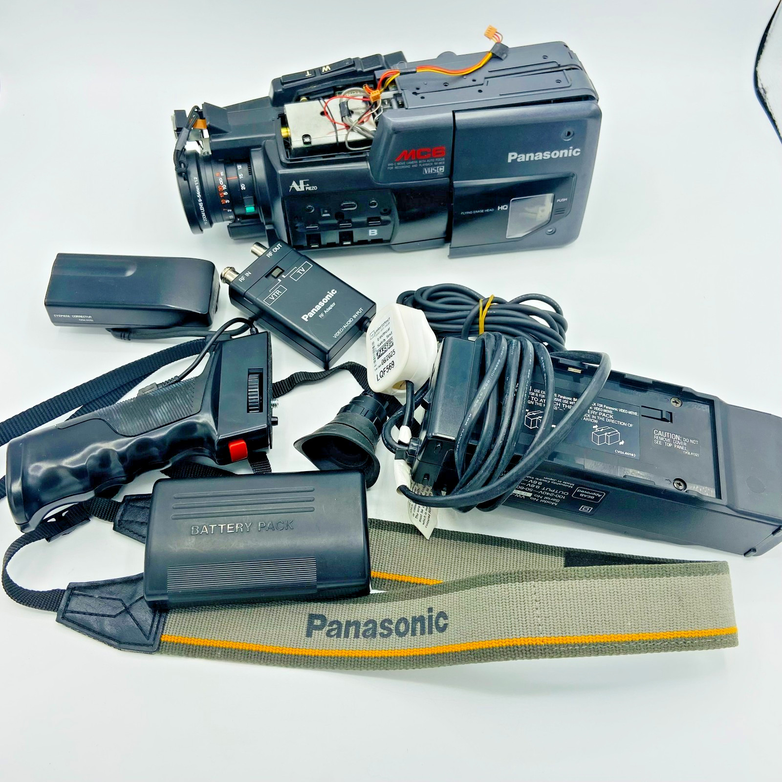 Panasonic NV-MC6 VHS-C Compact  Vintage Movie Camera Recorder Spares & Repairs