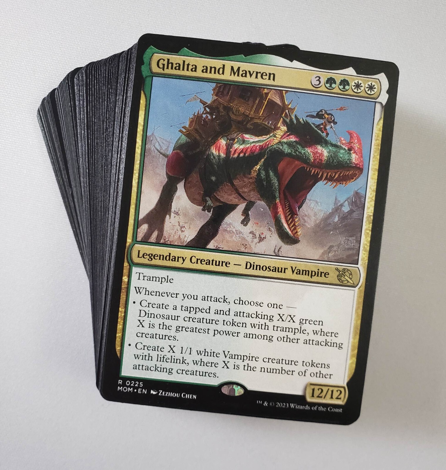 MTG Commander Ghalta and Mavren Custom 100 Card EDH Deck with Rares