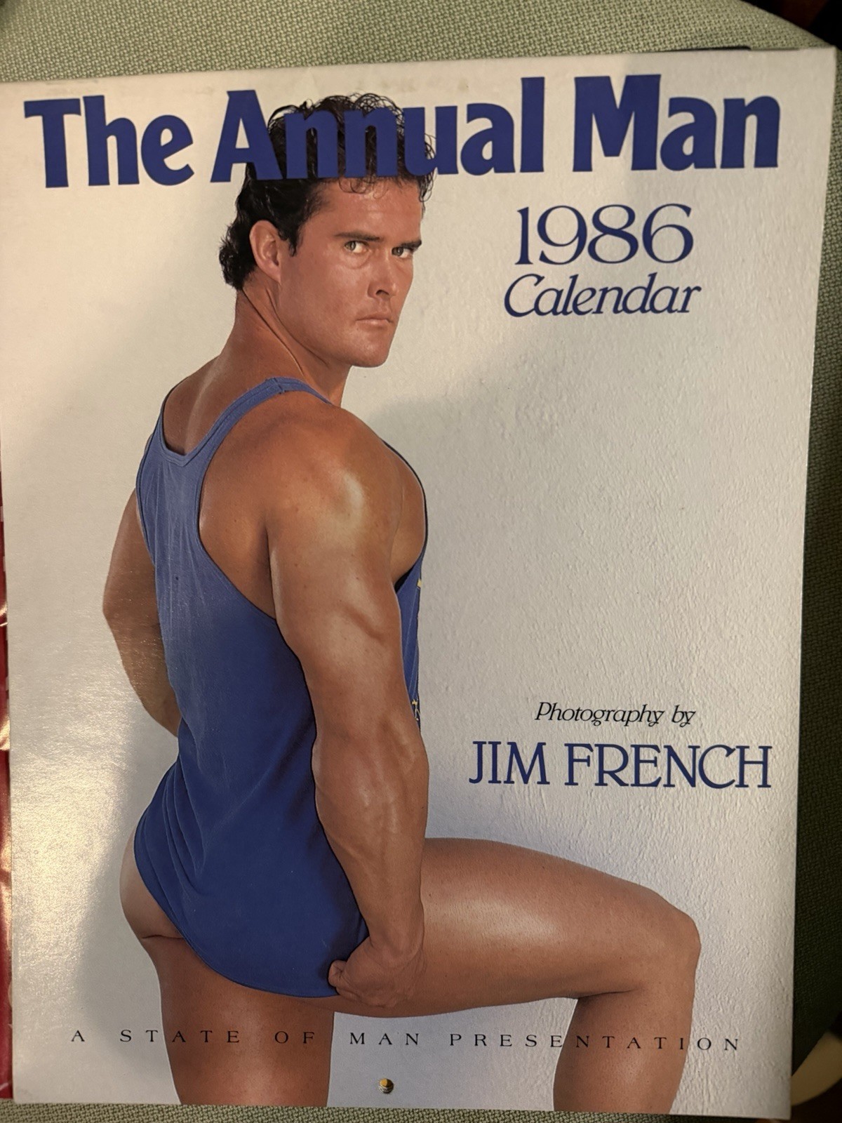 COLT STUDIOS*JIM FRENCH ANNUAL MAN 1986 CALENDAR* COLLECTORS ITEM COLT STUDIOS*JIM FRENCH ANNUAL MAN 1986 CALENDAR* COLLECTORS ITEM