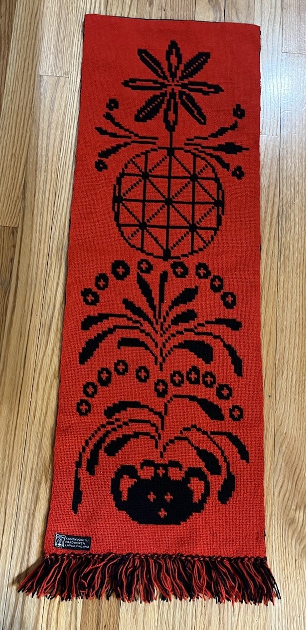 Vintage 1950s Finnish Täkänä Wall Hanging \