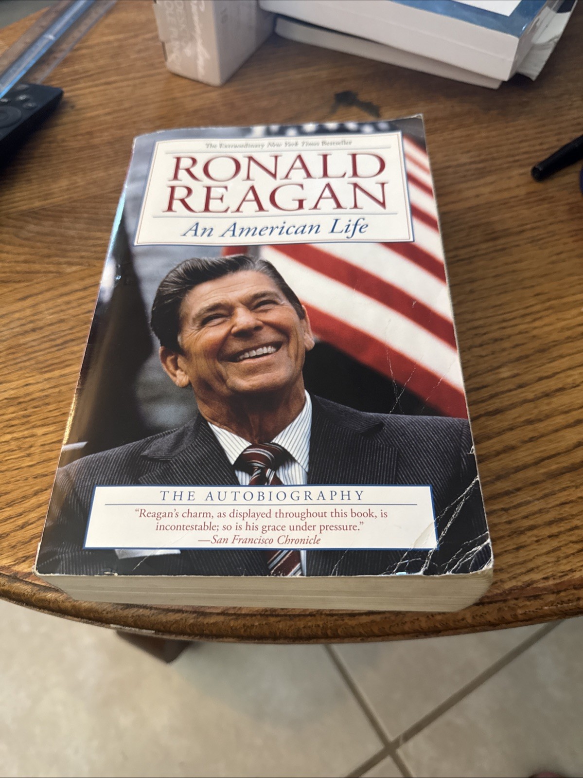 NANCY REAGAN AUTOGRAPHED \ NANCY REAGAN AUTOGRAPHED \