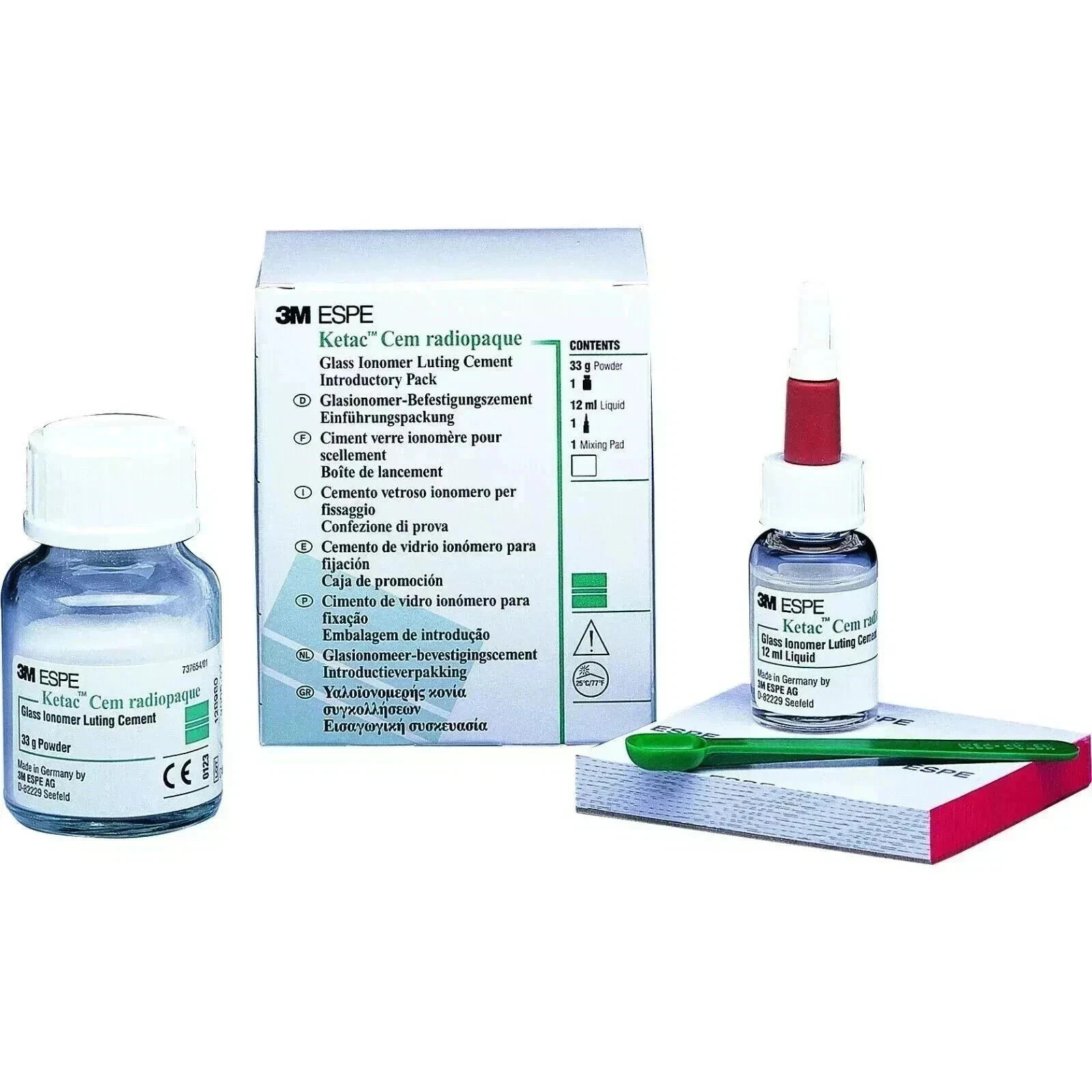 Ketac Cem Radiopaque Introductory Kit (37220) EXP 28 US TARIFF PAID