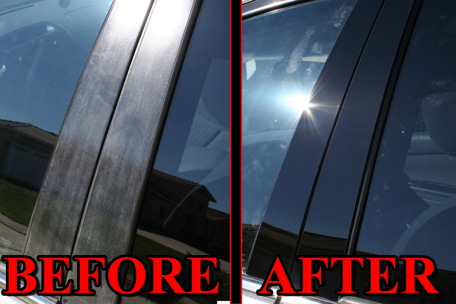 Black Pillar Posts for Lincoln MKT 10-15 8pc Set Door Trim Piano Cover Kit