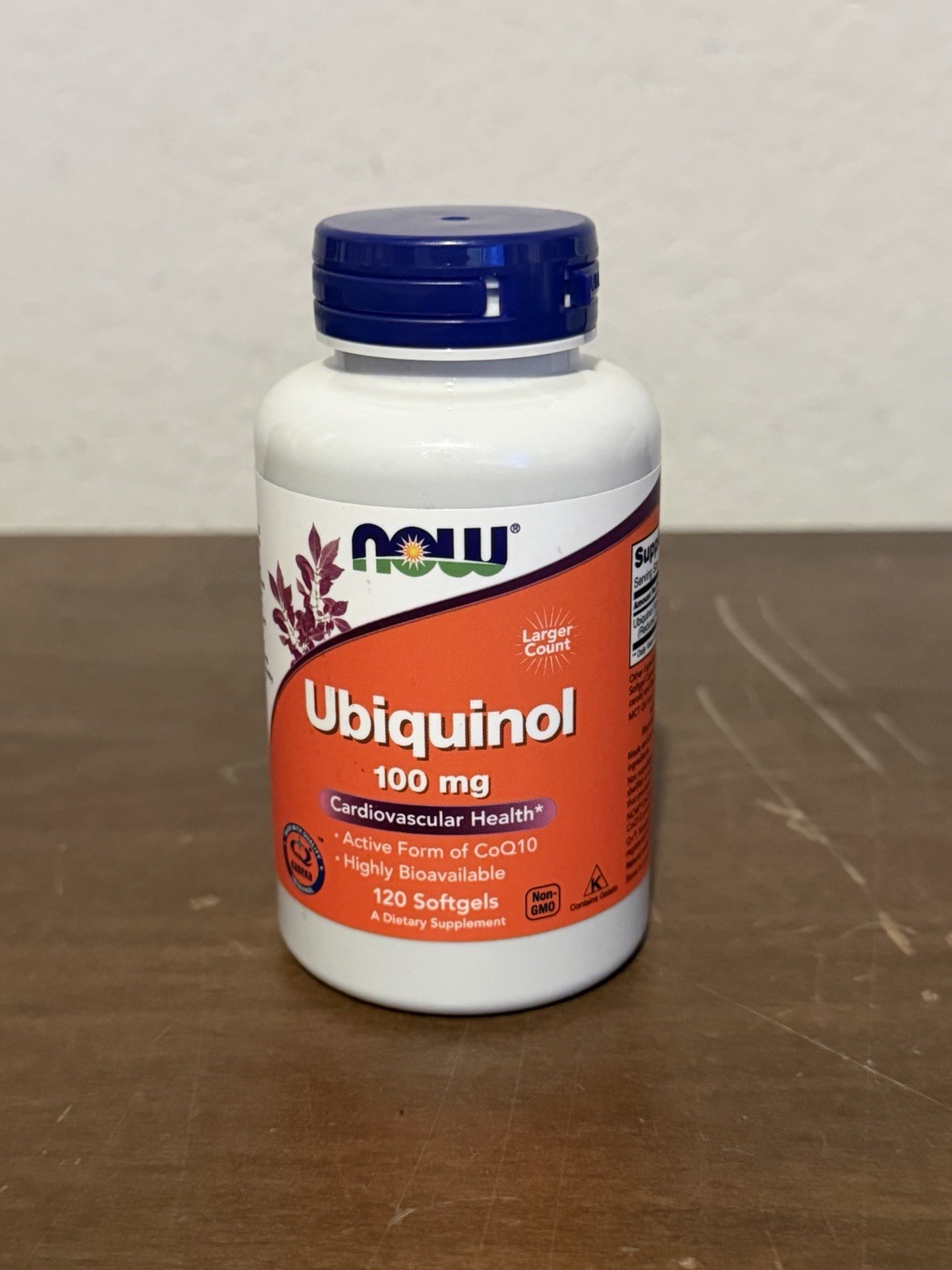NOW FOODS Ubiquinol 100 mg (Active Form of CoQ10) 120 Softgels-Exp 02/2028 NOW FOODS Ubiquinol 100 mg (Active Form of CoQ10) 120 Softgels-Exp 02/2028
