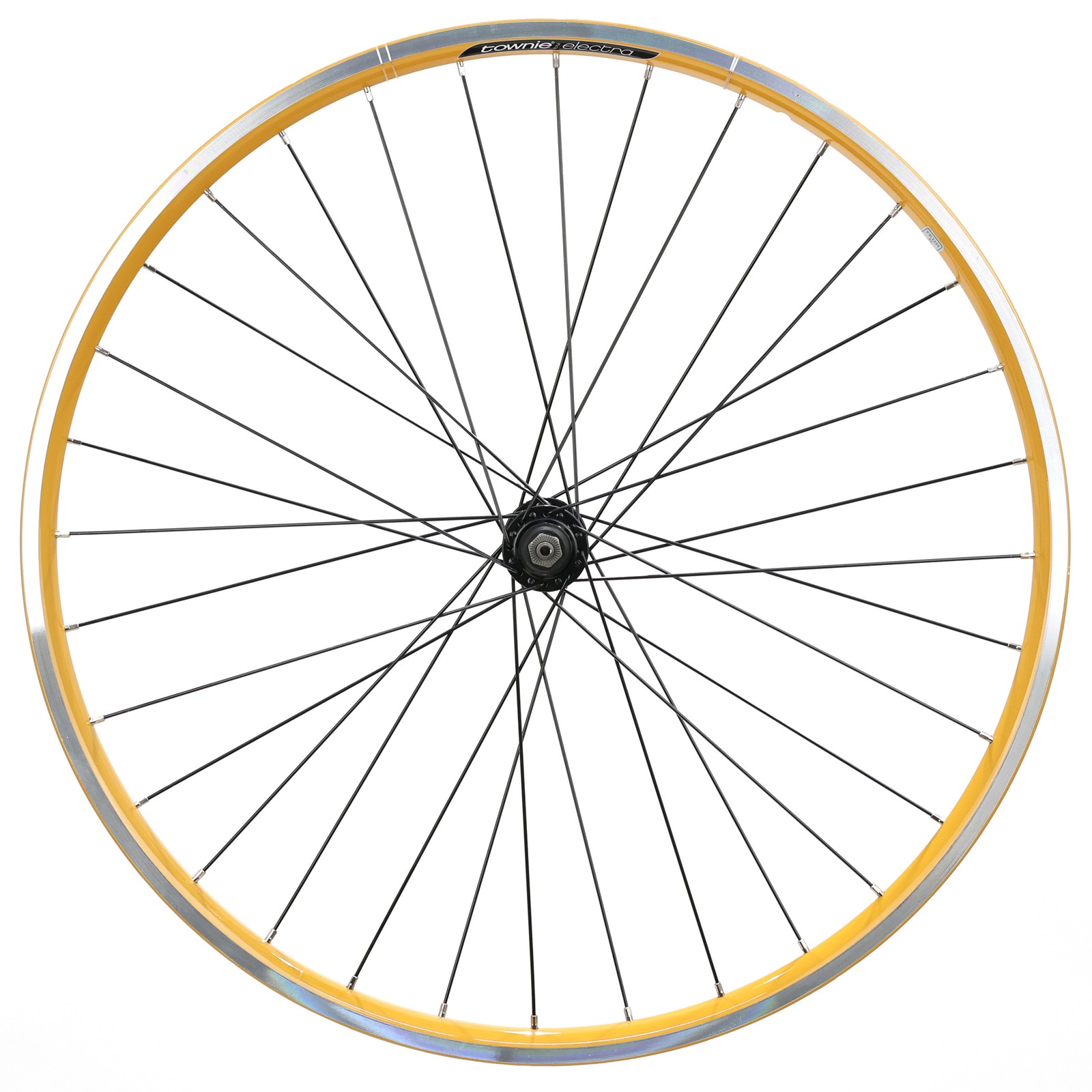 Electra Townie 7D 26\'\' yellow Front Wheel, Clincher, Quick release, Rim Brake Electra Townie 7D 26\'\' yellow Front Wheel, Clincher, Quick release, Rim Brake