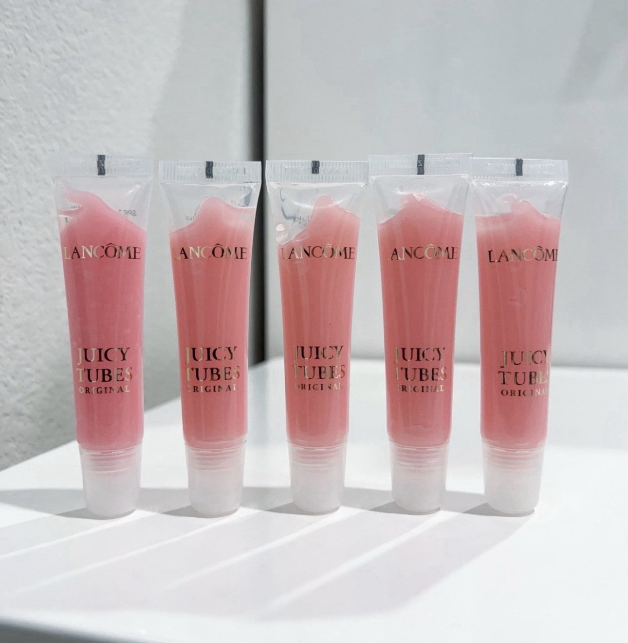 5 LANCOME Juicy Tubes Lip Gloss 02 Spring Fling 0.5oz/15ml Each Full Size
